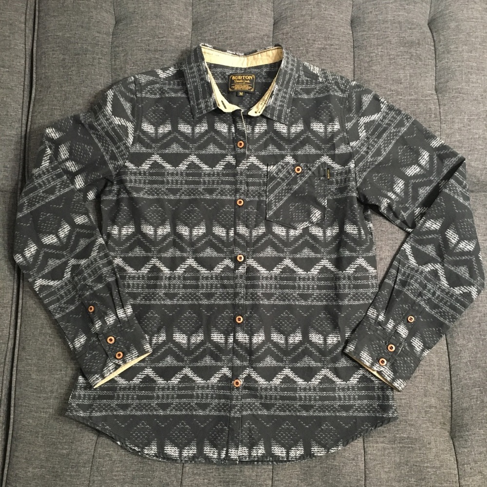 Burton patterned shirt, M